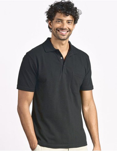 PRM-4100-Mens Heavy Polo Pocket